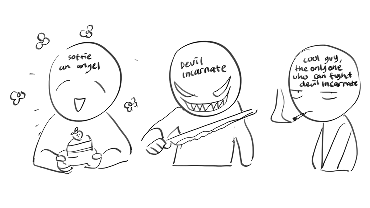 i always see "ship dynamic" meme but i never see a group dynamic one
and since im a group dynamic kind of guy
they all work together to achieve the same goal and cares abt each other in their own way