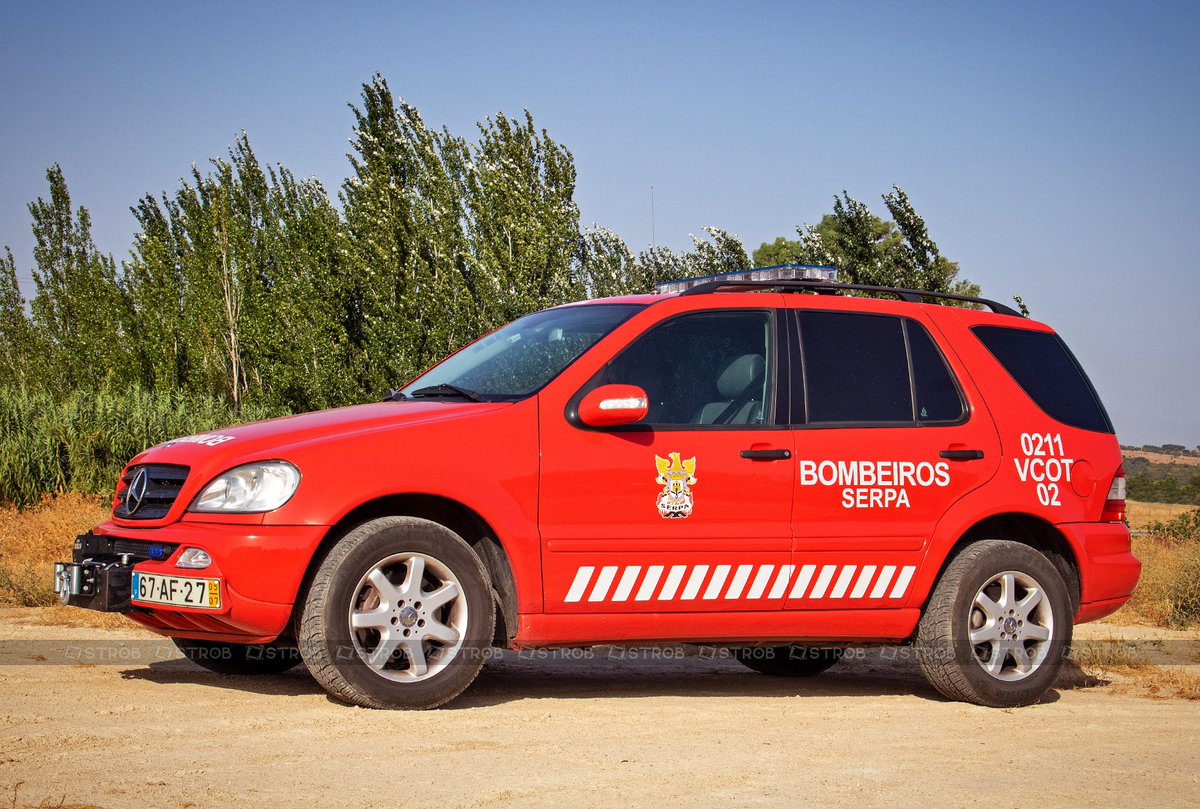 StrobPT's tweet image. VCOT 02 Mercedes-Benz ML270 CDI Bombeiros Serpa #bombeiros #bombeirosportugueses #mercedesml #extincendios #federalsignalvama #strobpt