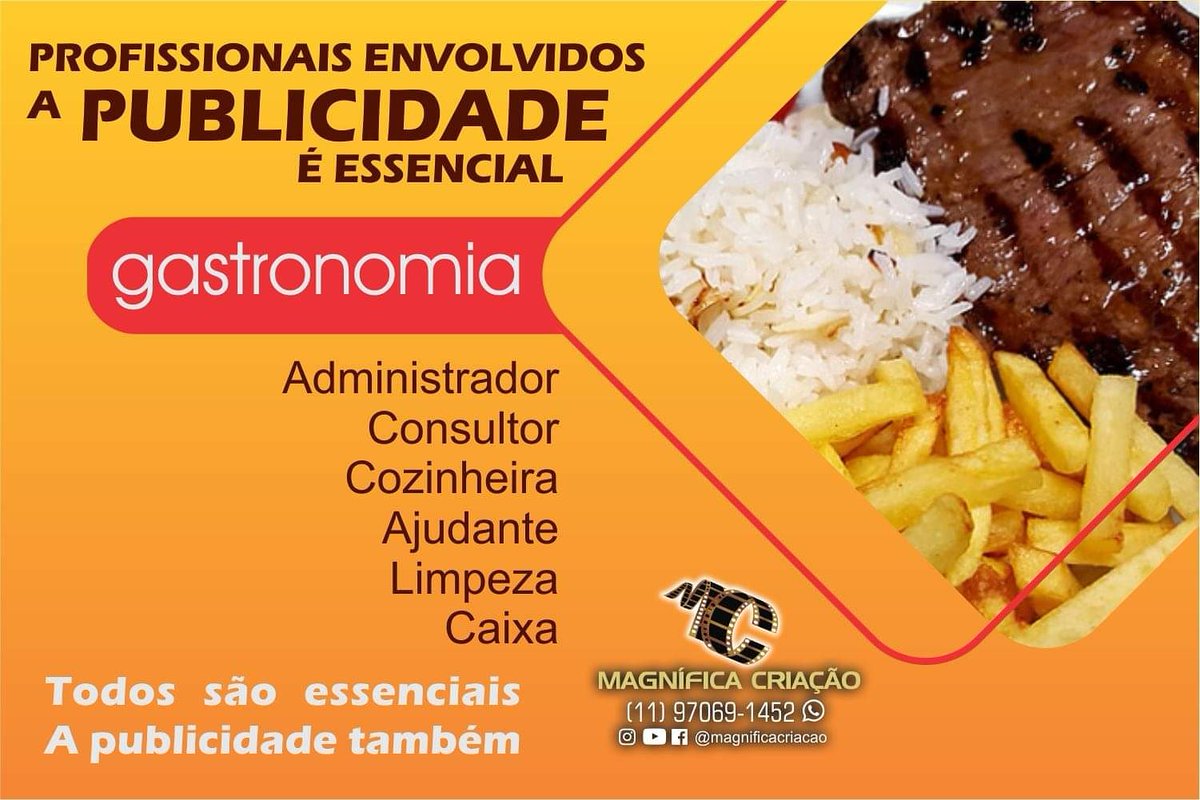 MagnificaStudio's tweet image. Mesmo num prato simples a boa exibição traz o cliente. E para a boa exibição tem a publicidade.
#publicidade 
#restaurante
#comida
#gastronomia 
#itatiba