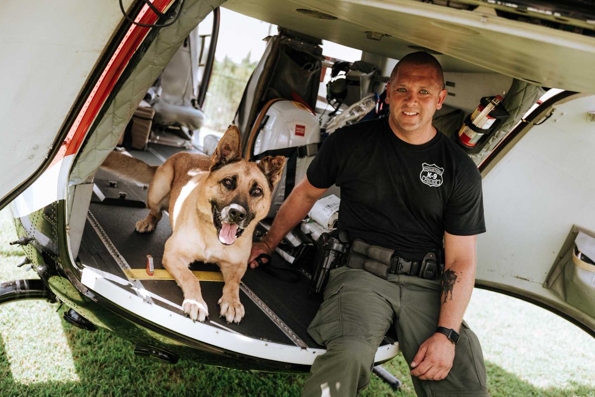American surgeon James “Red” Duke (1928-2015) established Life Flight in 1976, at the Memorial Hermann Hospital in Houston, Texas. It was just the 2nd helicopter air medical program in the US when in began. And it recently became the first in the US to serve injured K9 officers!