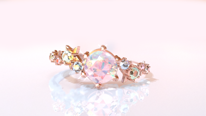 bisoulovely's tweet photo. i made a ring inspired by that gorgeous planet that went viral recently 🪐✨ https://t.co/hXBzf2tqZC