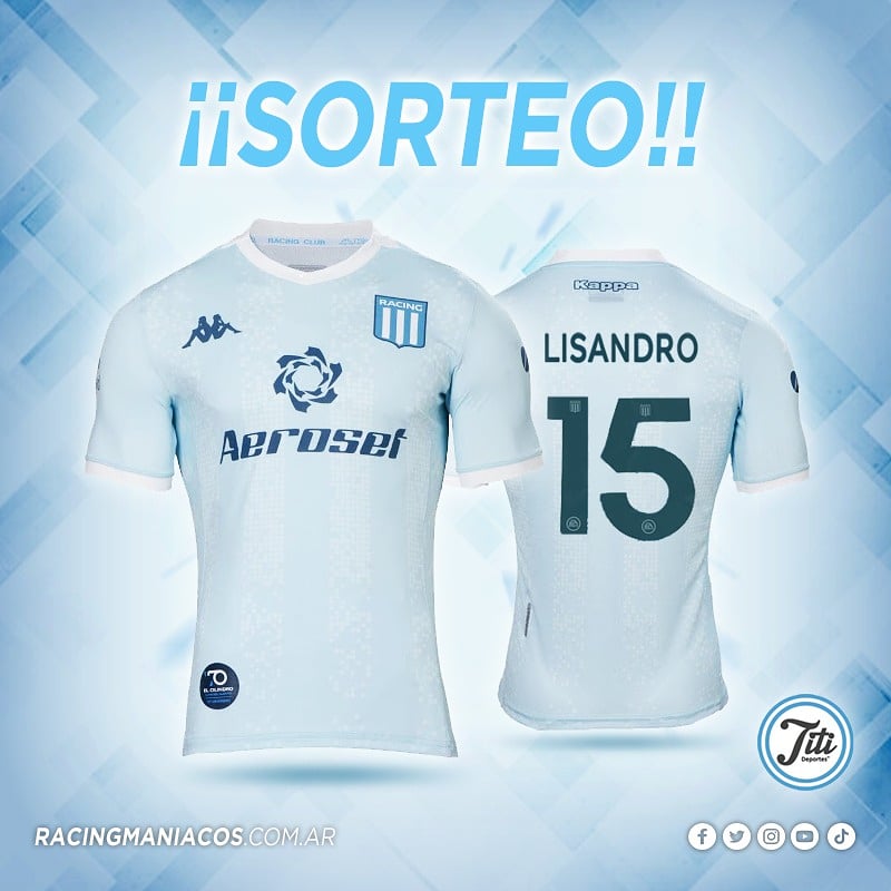 ¡SORTEO! 🔥💣

¿Querés ganar la última camiseta de #Racing que utilizó Lisandro López? 

👉🏻 Seguí a @Racingmaniacos. 

👉🏻 Dale RT y etiquetá a dos amigos

El domingo a las 22 horas anunciamos al ganador en nuestras redes.

¡Suerte!🤞