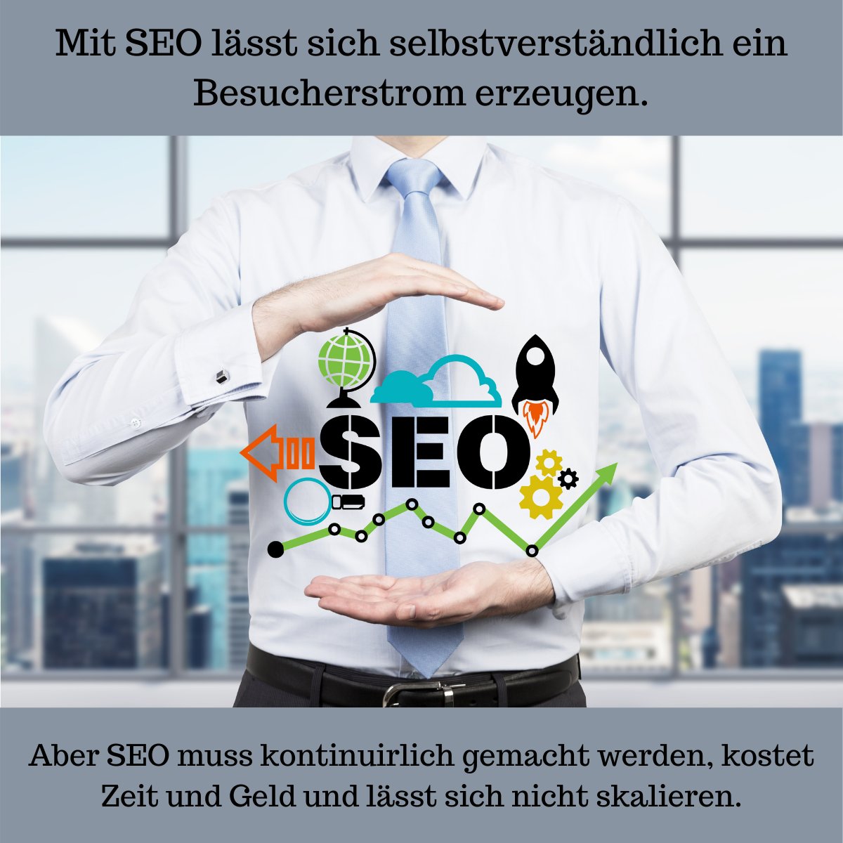 SaschaOfer's tweet photo. SEO ist eine feine Sache, wenn man es unterstützend oder als Ergänzung einsetzt. 
Aber der große Nachteil ist, dass man mit SEO sein Business nicht skalieren kann. 

Das ist bei unserer LIMA-Strategie® ganz anders. https://t.co/8l0XjGxoig