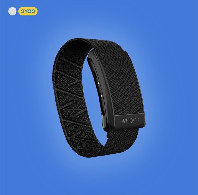 🔵🟡If you don’t follow SYOS on Instagram, now is the time! We’re giving away three @whoop bands!

1️⃣ Make sure you're following <a href="/see/">'</a>.you.on.sunday on IG
2️⃣ Tag 3 friends on the most recent SYOS post.
That’s it! Winners will be randomly selected Sunday, after the 5k🏃🏾‍♂️