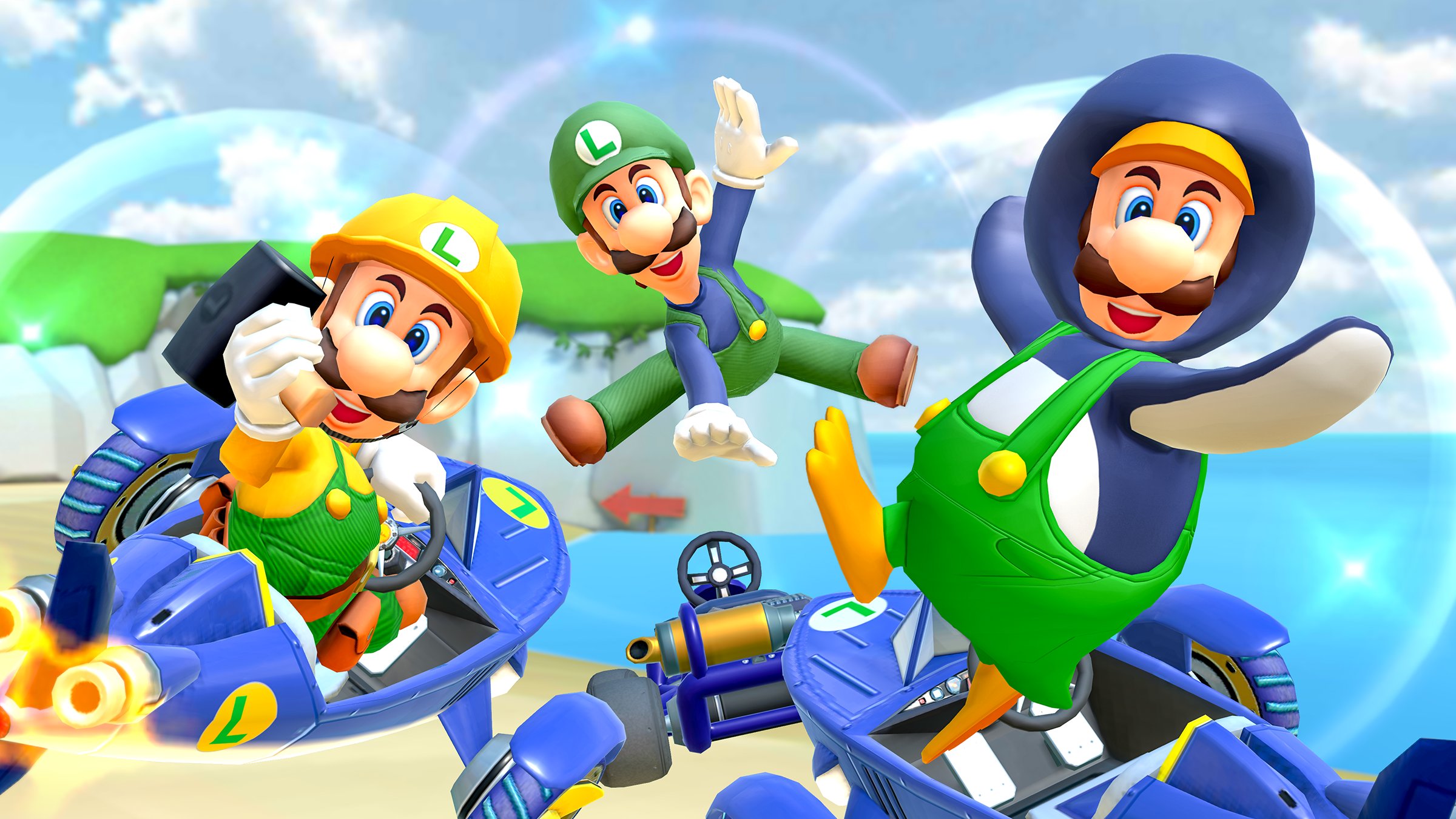 Mario Kart Tour on X: Guess who's taking center stage in the second half  of the Berlin Tour? It's Luigi again! Penguin Luigi, Builder Luigi, and  other variants of Luigi are here