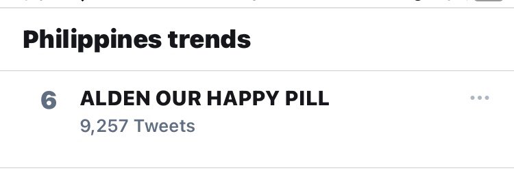 urmyflashlight's tweet photo. 9.2k breached!

ALDEN OUR HAPPY PILL  #ALDENRichards https://t.co/8pcKEc1cZb