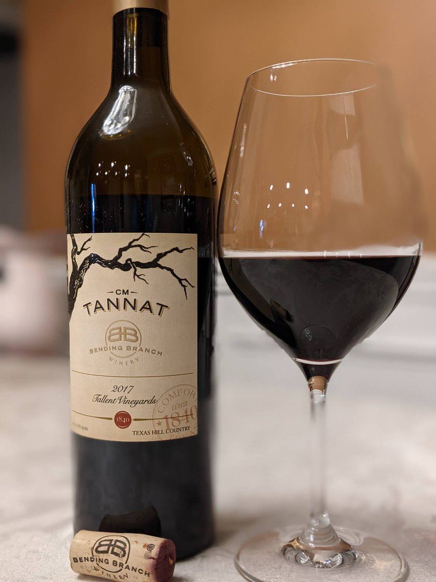Vino-Sphere (@vino_sphere) on Twitter photo Sipping <a href="/BBranchWinery/">Bending Branch Winery</a> 2017 Tallent Vineyard Tannat. This is a big, bold, rich red with notes of mocha, deep raspberry and blueberry. From the Texas Hill Country, this is a knockout <a href="/WriteforWine/">Margot Sinclair Savell</a> #wininghourchat <a href="/IFWTWA/">IFWTWA</a> <a href="/CoriSolomon/">Cori Solomon</a> #winelover Sipping <a href="/BBranchWinery/">Bending Branch Winery</a> 2017 Tallent Vineyard Tannat. This is a big, bold, rich red with notes of mocha, deep raspberry and blueberry. From the Texas Hill Country, this is a knockout <a href="/WriteforWine/">Margot Sinclair Savell</a> #wininghourchat <a href="/IFWTWA/">IFWTWA</a> <a href="/CoriSolomon/">Cori Solomon</a> #winelover