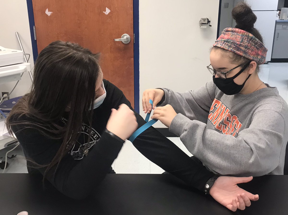 Medical Assisting skills. Phlebotomy practice (minus needles of course) <a href="/creekwoodhs/">Creek Wood HS</a> <a href="/DCS_CTE/">Dickson County Schools CTE</a>