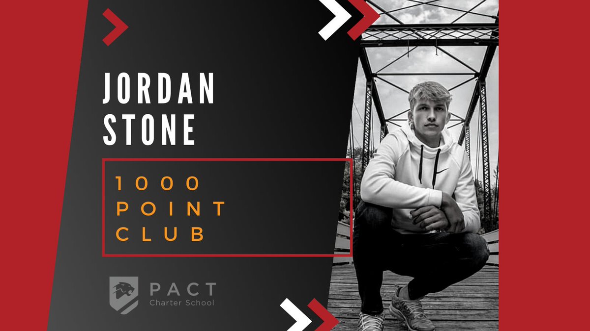 pactactivities's tweet photo. Congratulations to @Jordan_stone23, who scored his 1,000th point tonight. The 6’6” senior is the 7th boys’ basketball player in PACT history to join the 1,000 Point Club. #PACTpride #PACTboysbasketball #1000pointclub #mccaconference https://t.co/xXJHdm1SqC