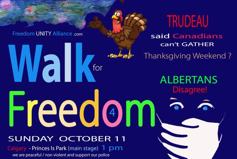 A couple of the posters from Carrigan's facebook. We see some of the usual conspiratorial "5G, globalists and UN bad, vaccines bad".