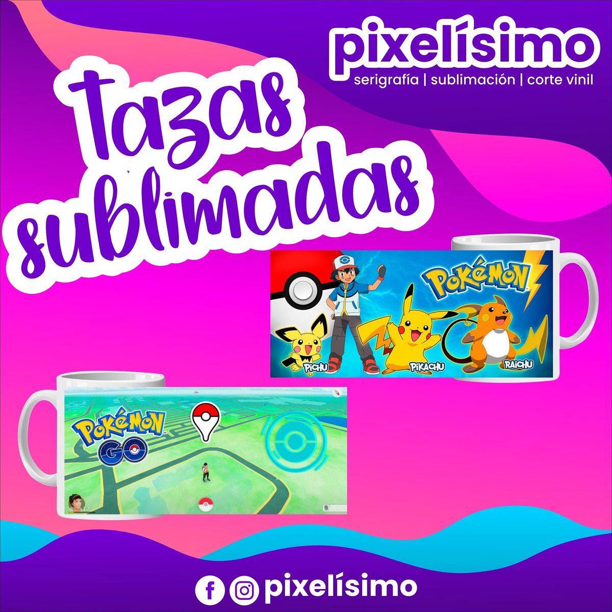 pixelisimo's tweet image. 🎉♦️En pixelísimo, contamos con una gran variedad de artículos para tu fiesta o negocio ♦️🎉

✔️ Tazas siblimadas con tus personajes favoritos de pokemon 😍

m.facebook.com/pixelisimo/

#Xalapa #pixelísimo #tazas #tazasublimada #pokemon #pokemongo