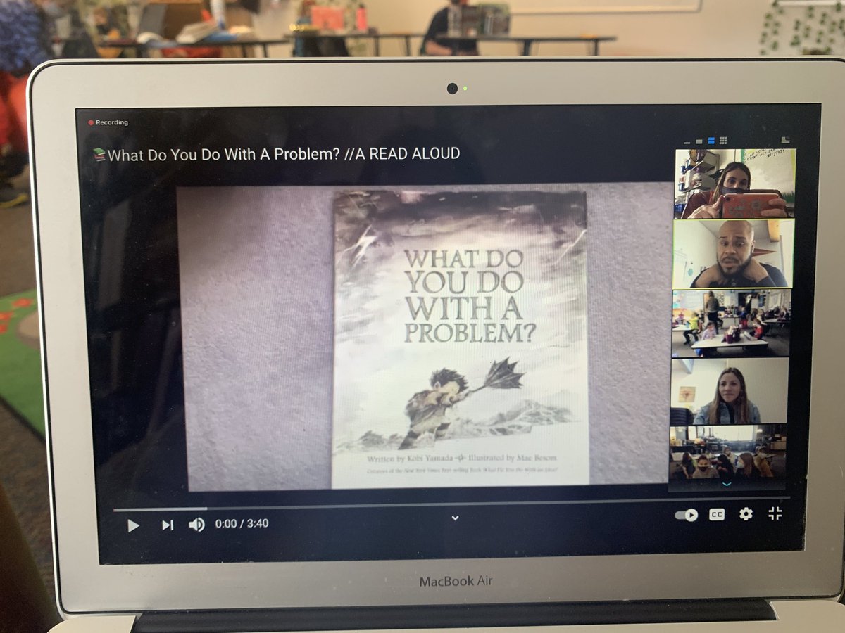 dana_gleasonBRE's tweet photo. Our bulldogs got the special opportunity of Zooming with @SSDSupt_DrSmith today. I was beyond impressed by our 3rd grade class question, “Can you reflect on a specific moment where the events unfolded a certain way because of the color of your skin?” Thank you Dr. Smith! https://t.co/t71wUU7zju