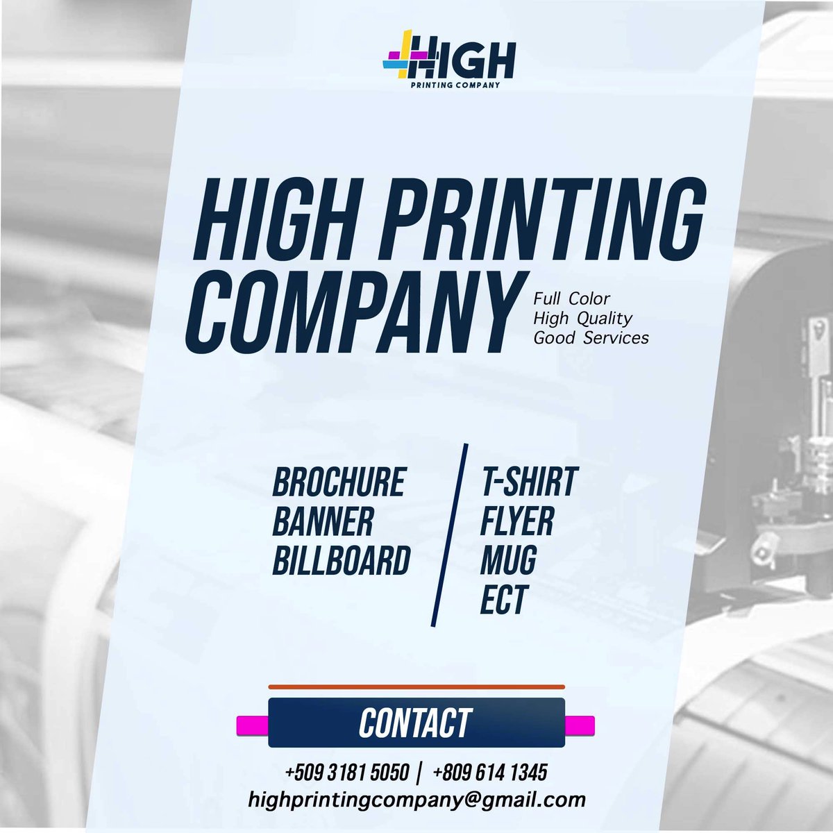 highprintingc's tweet image. High Printing Company
