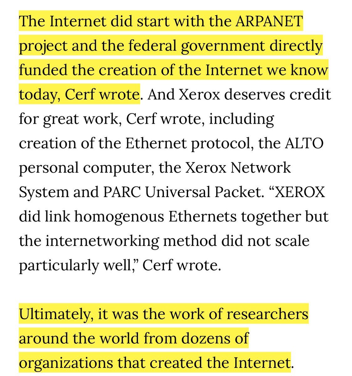 this idea that only a traditional & competitive company produces innovation is tiresome, not least because some of the most important inventions (internet, touchscreen, gps, etc) that enabled apple to create great products were developed by tax funded research teams/organizations  https://twitter.com/livinginthe8_20/status/1351703971145117700
