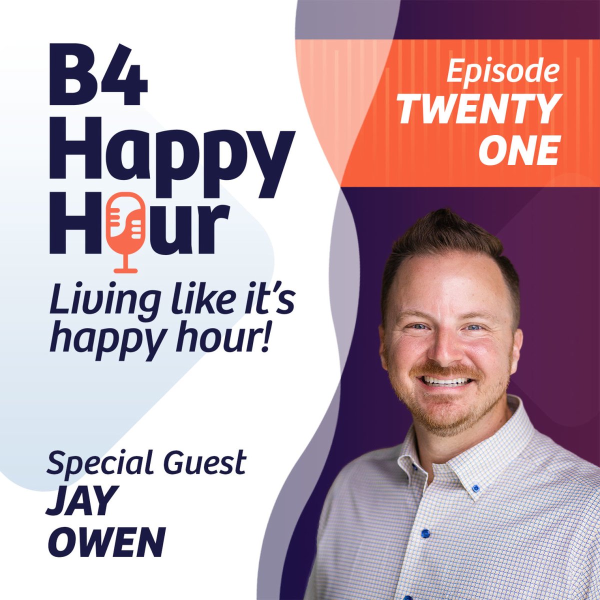 b4happyhourpod's tweet photo. It can be tough being a leader in your business but Jay Owen can help! Hear what he and Lori have to say at the link or wherever you get your podcasts. https://t.co/HpsmCsa0at

#Podcast #BuildaBusiness #Leadership #Entrepreneur https://t.co/xR6AB874O4
