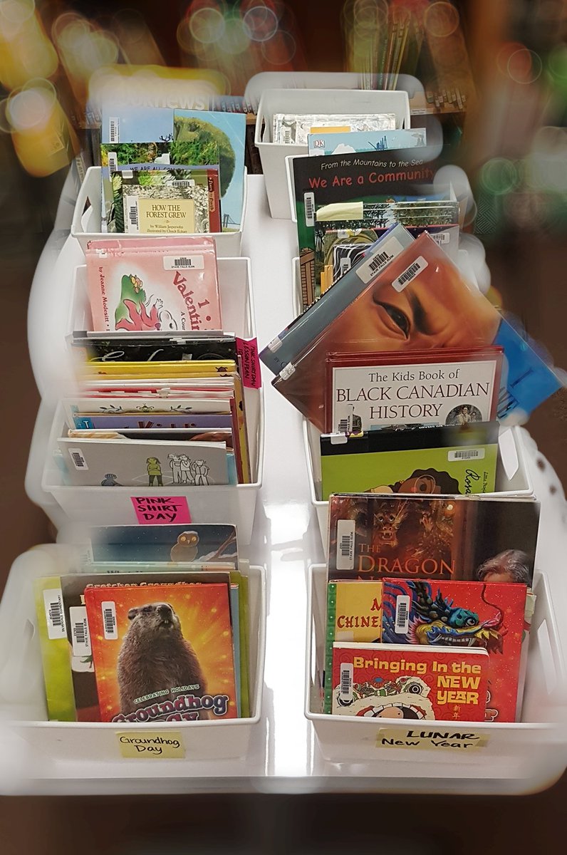 February is an exciting month! #LearningResources to support #classroomlearning and to create #librarydisplays are pulled and ready! #LunarNewYear #GroundhogDay #BlackHistoryMonth #valentinesday #PinkShirtDay #SchoolLibraries #support #communityoflearners #fosteringliteracies