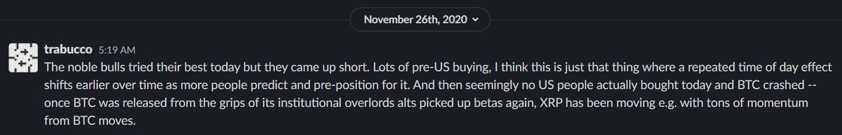 And Alameda *did* trade those, and we *did* notice that the effects were shifting earlier and earlier because of that + others doing the same thing. Also LOL, I found this (facetious :P) post I made from ca. Thanksgiving., enjoy.