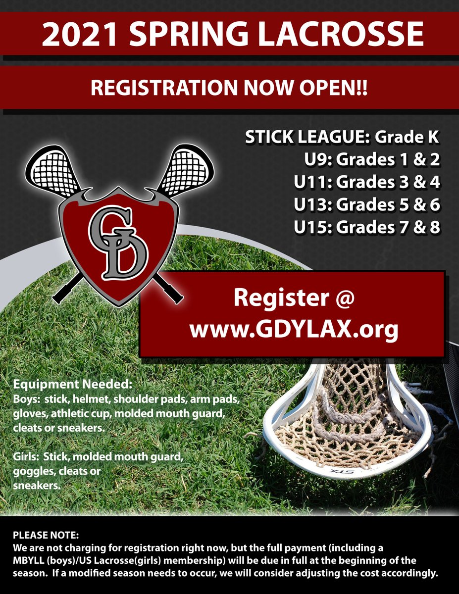 GD Youth Lacrosse tweet media