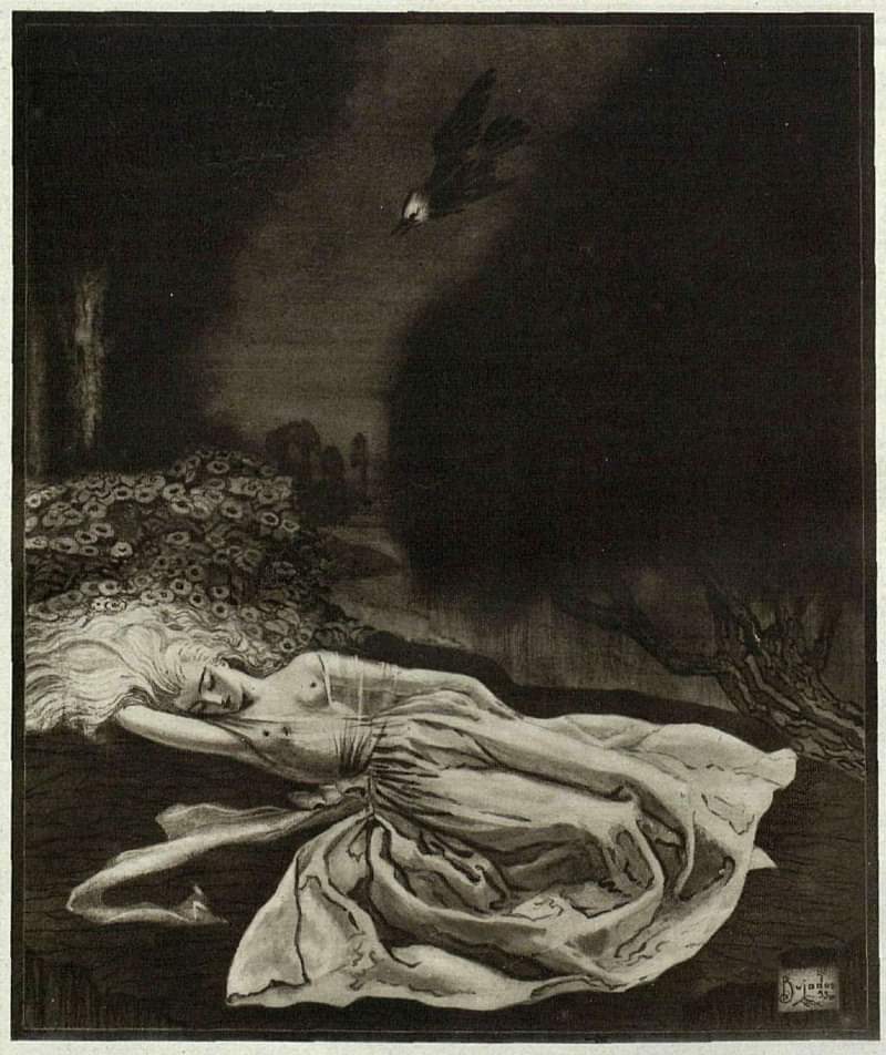 Manue Bujadosマヌエル・ブハドス(1889–1954)は、スペイン北西部のガリシア出身のイラストレーター、画家。ビアズリーを尊敬し影響を受け絵画修行をしました。 