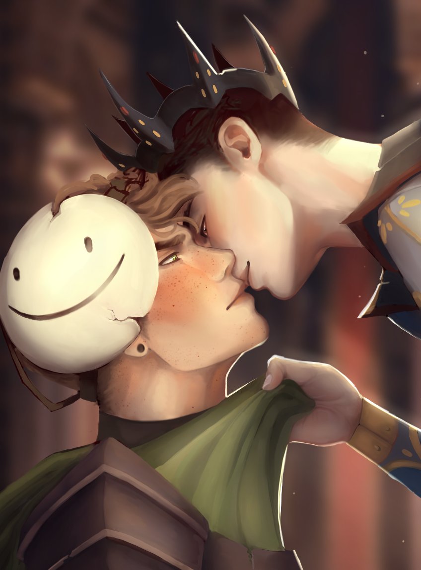 voicefulshelf68's tweet image. "You're in my domain now" 

This was supposed to be the dtiys for 800, but I got carried away lmaooo. I still wanted to show my thanks for all the love though! So have some King George putting mr dre in his place ;)

#dnf #dreamnotfound
#dreamfanart