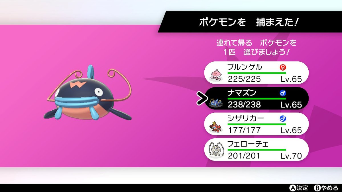 ｷﾞ 色ナマズンきたー ポケモン剣盾 Nintendoswitch