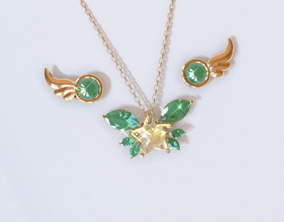 bisoulovely's tweet photo. Hello, @riotgames @LeagueOfLegends ! I'm Bree, here is a pendant and stud earrings I designed based on Star Guardian Soraka! https://t.co/DXW8BBGUnB