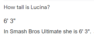 Cloud__X__'s tweet image. retweet if you're shorter than Lucina