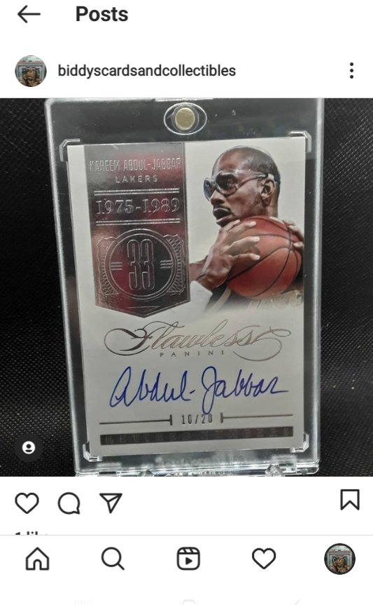 BiddlesanC's tweet photo. <Made a new logo &amp; had a nice 🐐 point scorer mail day.
#collect #lovethehobby #LA #Lakers #whodoyoucollect https://t.co/nJKIrffHCE