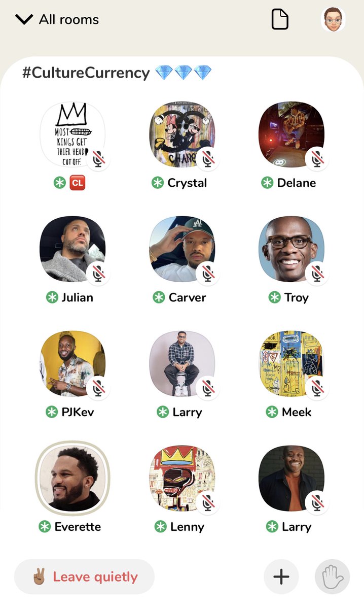 tommy_muench_'s tweet photo. what an insightful conversation on investing &amp; gaining access into the art market with power players like @everette, @arthurrlewis, @kendallhurns, &amp; troy carter in the #culturecurrency room hosted by @chrislyons @meekmill @delane @carverguru https://t.co/wz2iAbk0Cp