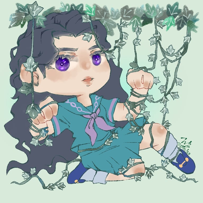 Xanadu_BOO's tweet photo. Day 22 Yukago & Ivy🍃🌿💄👗
#drawcember2020 #drawing
#JojosBizarreAdventure #jjba
#jjbafanart #jojofanart https://t.co/VwFZvktTxl