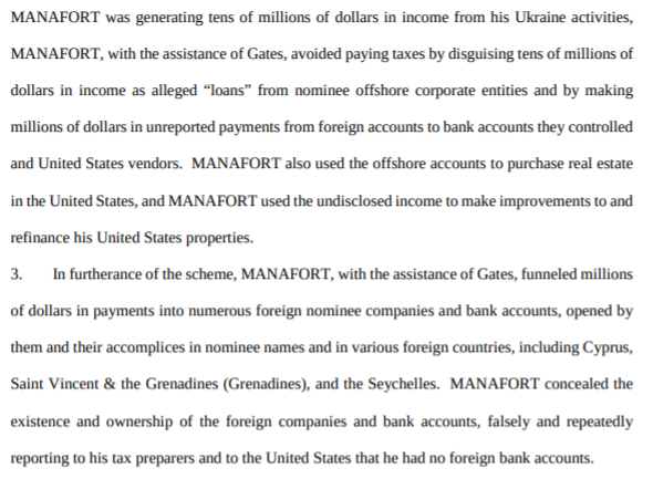 It should be obvious bulk of what Manafort was charged with occurred well before his role in 2016 election, which has always begged the question of why FBI did nothing in 2014 and then allowed Manafort to become a huge scandal waiting to happen for Trump?  https://slate.com/news-and-politics/2017/09/paul-manafort-reportedly-under-fbi-surveillance-from-2014-until-this-year.html