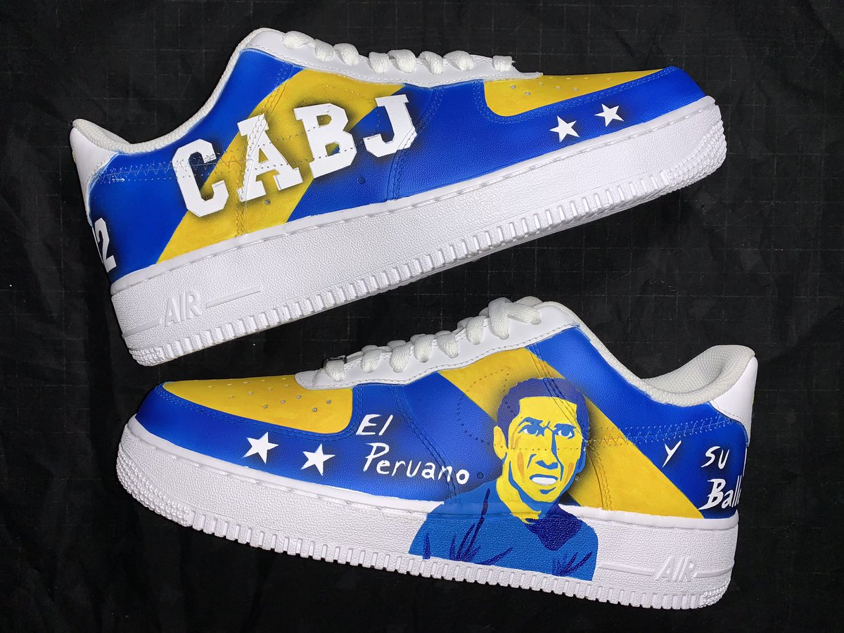 SinParCustoms's tweet photo. Had to put the OG Julio Melendez on some forces for my guy @crmelendez_ 🇵🇪x🇦🇷 #BocaJuniors https://t.co/txEx1Vp2zv