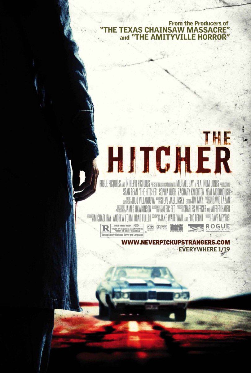FilmNewsNos's tweet photo. 🎬MOVIE HISTORY: 14 years ago today, January 19, 2007, the movie ‘The Hitcher’ opened in theaters!
#SeanBean #SophiaBush #ZachKNighton #NealDonough #KyleDavis #SkipOBrien #TravisSchuldt #DannyBolero #LaurenCohen #YaraMartinez #JeffreyHutchinson https://t.co/xyfuAAwSlt