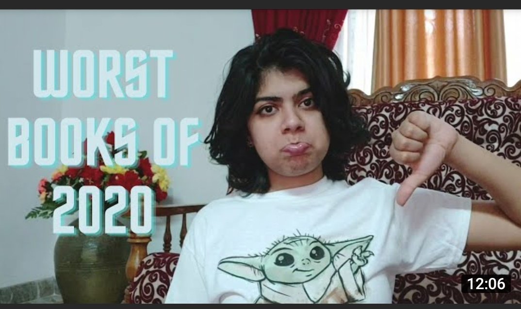booknerdsue's tweet photo. Look at me losing all those subscribers because I talked about the worst books I read in 2020
So maybe go watch it 😅
#worstbooks #2020wrapup
https://t.co/fNue1aTgLG https://t.co/A5TjSYUXF4