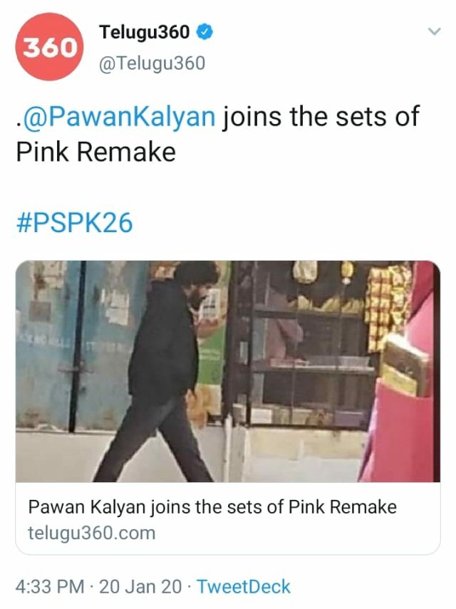 Dhoni_Varsh's tweet photo. It's Official #PSPK26 Confirmed Under DilRaju Garu Banner. Directed by VenuSriram Garu & Music By Thaman.S 🎶🤗 - #PinkRemake .
1 YEAR FOR THIS 1ST LEAKED PIC 🔥
Now It's Main Logo for #PawanKalyan #VakeelSaab 😍👌❤️
@SVC_official @MusicThaman @i_nivethathomas @yoursanjali https://t.co/vkGrDYcc5m