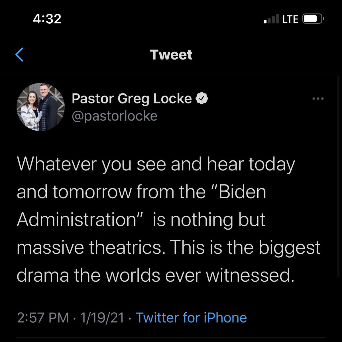 Have faith it will be