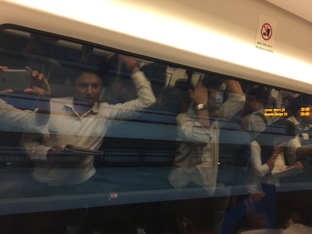thedelhiwalla's tweet photo. Last Night I Dreamed I Boarded the Metro Again, Everyone was Unmasked and Standing Close to Each Other, Shoulders Touching... I Stood There with My Heart Beating Fast and Tears Filling My Eyes https://t.co/lWjLDaPfBF