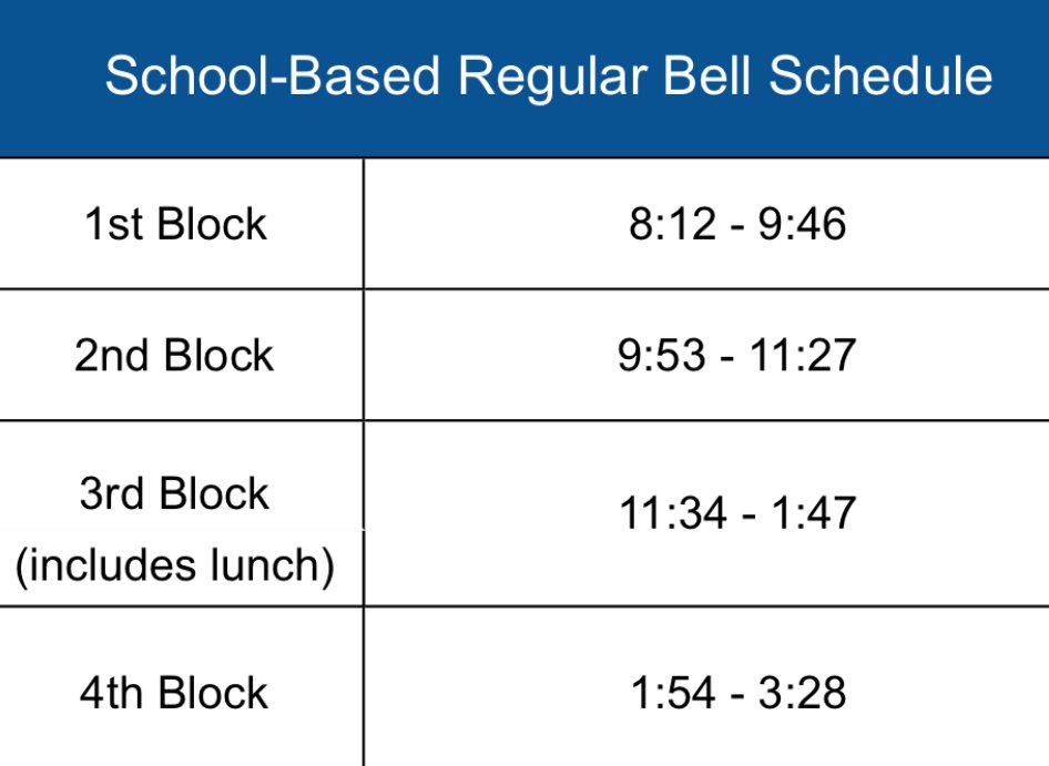There will be no Jet Advisory this week. We will follow a regular bell schedule tomorrow, 01/20/21.