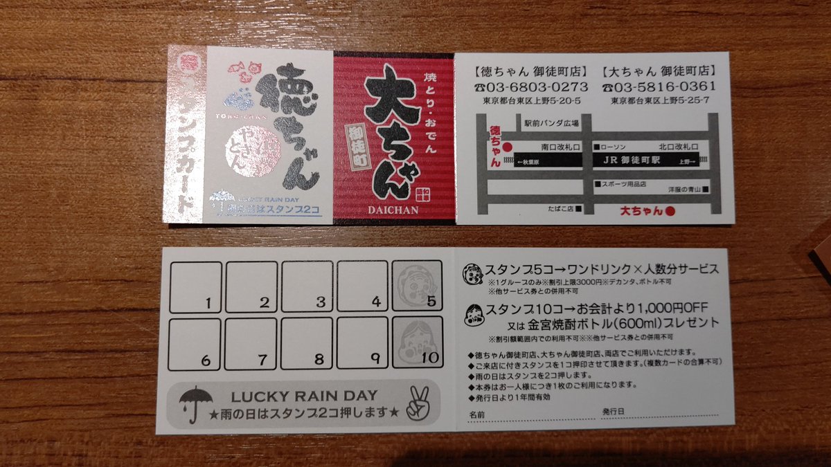 徳ちゃん御徒町