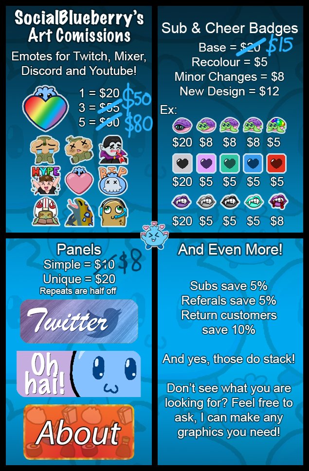 B l u e 💙 Commissions Closed 🎨 tweet media