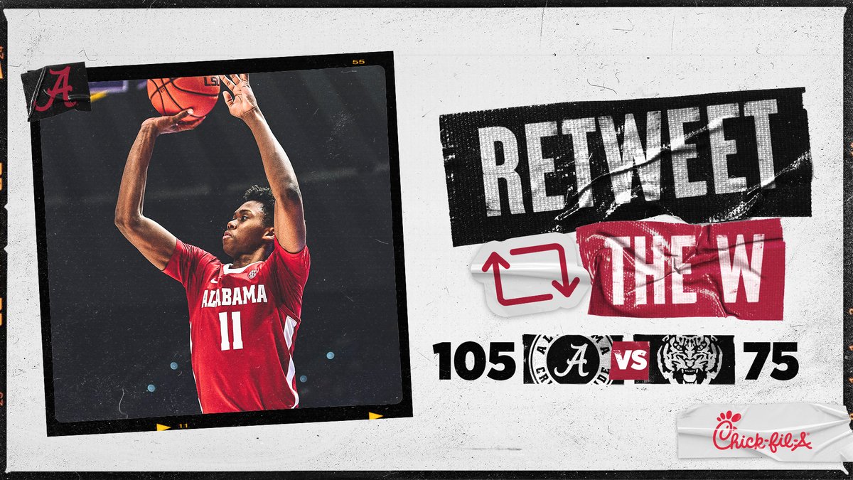 7-0 in the SEC! 🙌 <a href="/AlabamaMBB/">Alabama Men’s Basketball</a> sets the school &amp; SEC record for 3-PT buckets with 23 and the Tide ROLLS over LSU! 🐘🏀🌊

#RollTide