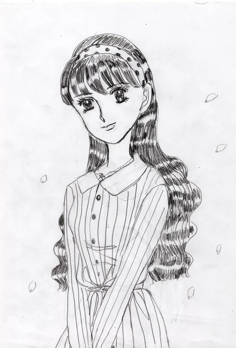 #イラスト 
#ときめきトゥナイト
練習画と模写…これでも精度は上がってきたでしょうか? 
