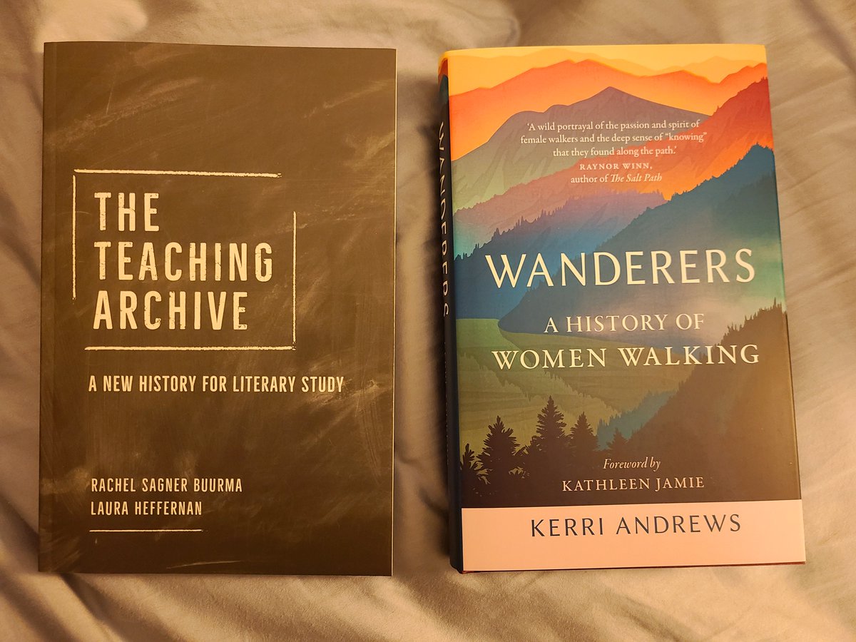 lahartvillalta's tweet image. look what arrived today w/ #mla21 #mla2021 discounts! @LAHeffernan @kerriandrewsuk. dorothy wordsworth walked! anaïs nin walked! i&apos;m walking all over the place while prepping for teaching! 🐧👩‍🏫🚶‍♀️🐧