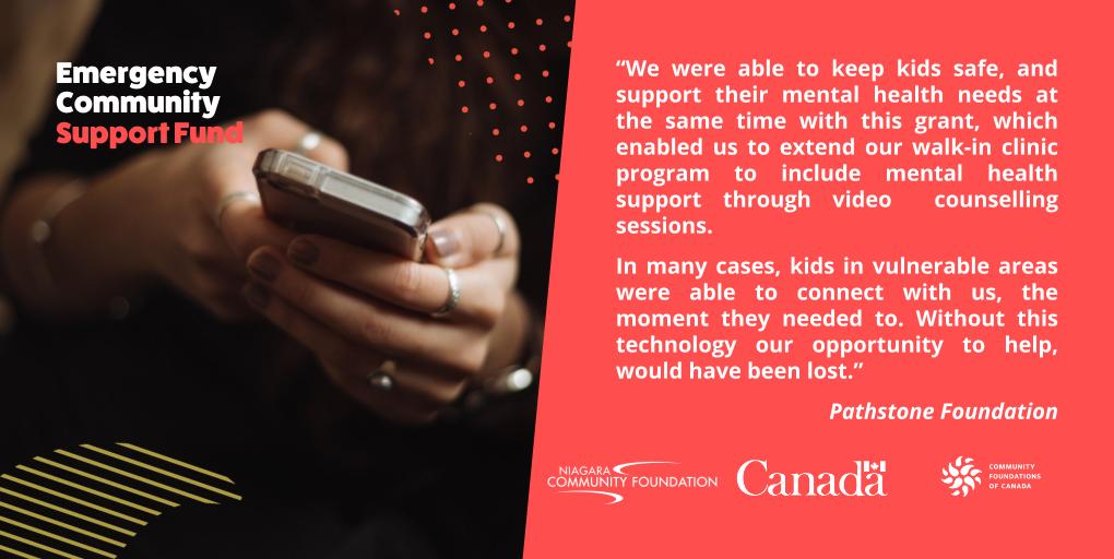 ICYMI: We were pleased to support another great group of causes with emergency funding through Round 2 of the #ECSFund, together with @CommFdnsCanada and <a href="/ESDC_GC/">Employment and Social Development Canada</a>. Glad we could help in a time of great need! niagaracommunityfoundation.org/charities/ECSF