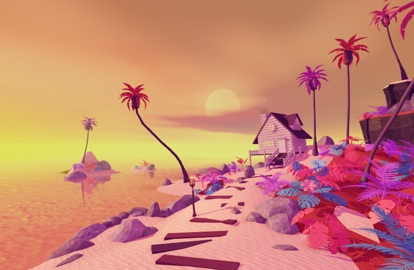 Fezachi's tweet photo. Fantasy Sunset Cottage

#RobloxDev #RobloxStudio #RBXDev https://t.co/i1LdDF9m0e