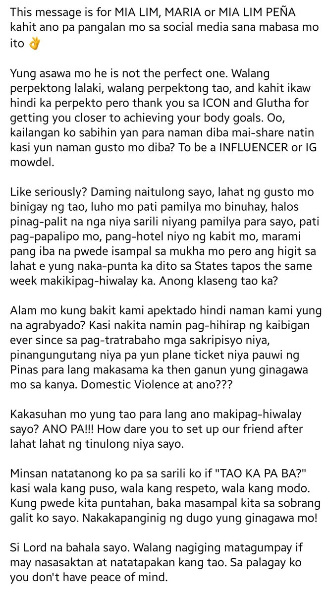 jezzielbischof's tweet photo. @camilltrinidad Alam namin old issue na ito. Pero we want to let everyone know sa lahat ng nakakakilala and followers niya na our friend is a good guy. This girl is trying to bring down our friend ruining his life. 👎 https://t.co/fJZKjHOHFY