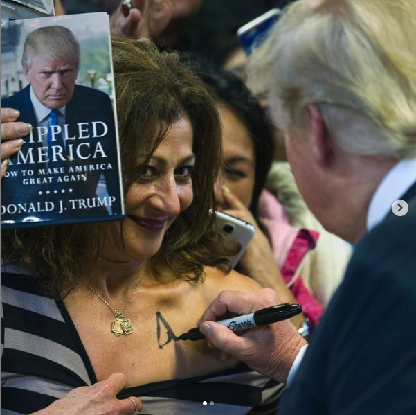 Thanks to  @GrandstandFan for reminding me that he also signed bibles and boobs after the hurricane