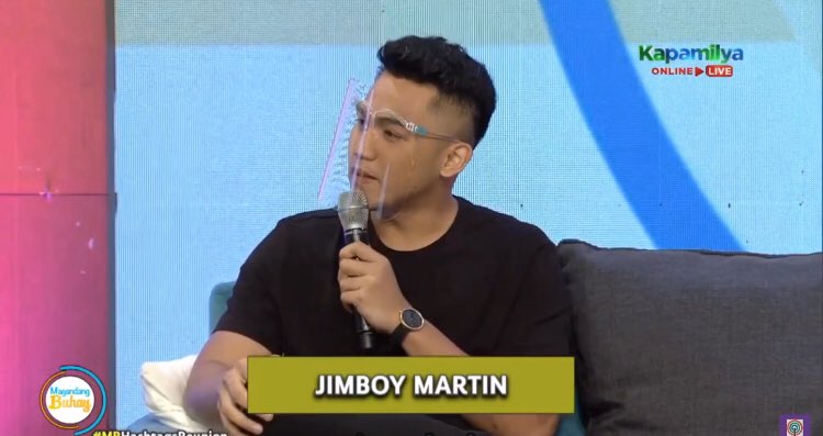 JimboyMartinOFC's tweet photo. Thank you @_MagandangBuhay for having @Hashtag_jimboyM on your show sa susunod po uli! 😊 #MBHashtagsReunion https://t.co/Frz4xSPdRP