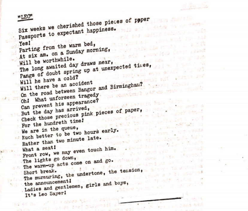 Sesc_Cam's tweet photo. Today in #SchoolSlang - the 1⃣9⃣7⃣0⃣s 

Here we have one poem by a pupil from Wyvern School in 1975, written for 'all you people who 𝘥𝘪𝘨 fashion' ✨

And three tributes to music of the '70s, featuring a punk rock granny, and Leo Sayer 🧷

#FromTheArchives #1970s #70schild https://t.co/KFV09teIPR