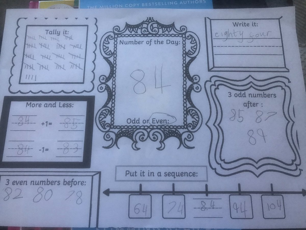 danimortimer's tweet image. Martha’s word and number of the day 🐼 @YBB_Yr2